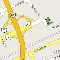 map of Waterloo Location